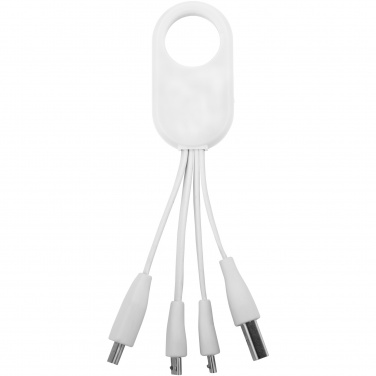 Logotrade Werbeartikel das Foto: Troup 4-in-1-Ladekabel mit Typ C Spitze
