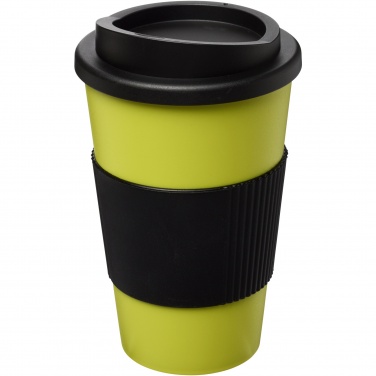 Logotrade Werbeartikel das Foto: Americano® 350 ml Isolierbecher mit Schutzring