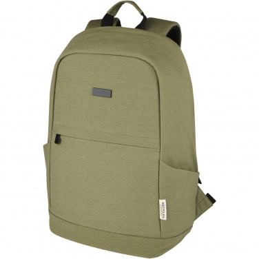 Logotrade Geschäftsgeschenke das Foto: Joey 15,6 Zoll Anti-Diebstahl Laptop Rucksack 18 L aus GRS-recyceltem Canvas