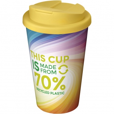Logotrade Werbeartikel das Foto: Brite-Americano® Eco 350 ml Isolierbecher mit auslaufsicherem Deckel