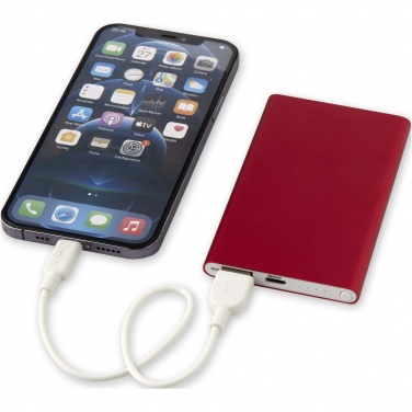 Logotrade Geschäftsgeschenke das Foto: Pep 4000 mAh Type-C Powerbank aus recyceltem Aluminium 