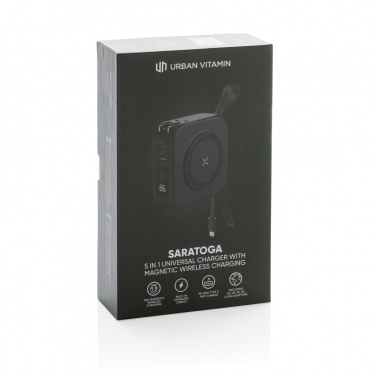 Logotrade Werbegeschenke das Foto: Urban Vitamin Saratoga 5-in-1 universal Charger