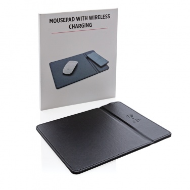Logotrade Logogeschenke das Foto: Mousepad mit Wireless-5W-Charging Funktion