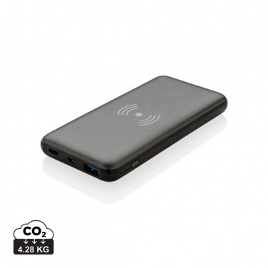 Logotrade Firmengeschenke das Foto: 10.000 mAh FastCharging 10W Wireless Powerbank mit PD