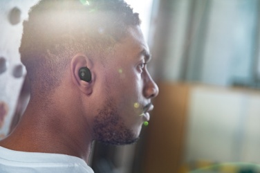 Logotrade Werbegeschenke das Foto: Urban Vitamin Palm Springs ENC Ohrhörer aus RCS rPlastik