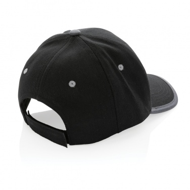 Logotrade Werbegeschenke das Foto: Impact AWARE™ 280gr Brushed rCotton 6 Panel Kontrast-Cap