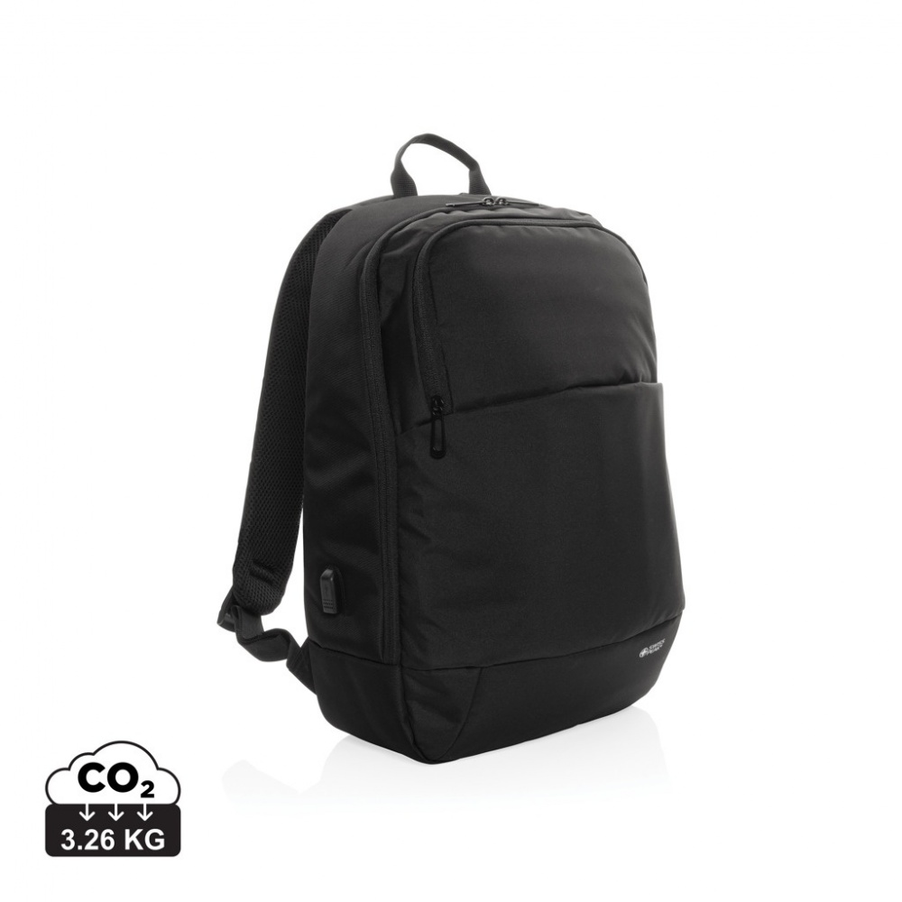 Logotrade Geschäftsgeschenke das Foto: Swiss Peak AWARE™ moderner 15,6" Laptop-Rucksack