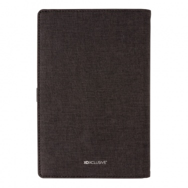 Logotrade Geschäftsgeschenke das Foto: Air 5W Wireless Charging nachfüllbares Journal-Cover A5