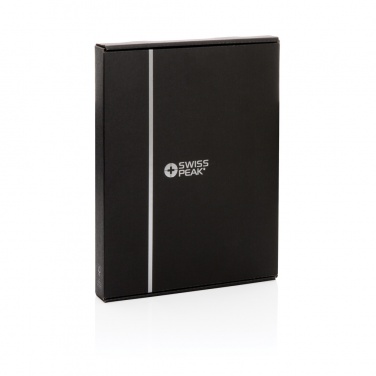 Logotrade Firmengeschenke das Foto: Swiss Peak Heritage RCS rPU A5 Steinpapier Portfolio