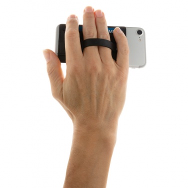 Logotrade Werbegeschenke das Foto: 3-in1-RFID Kartenhalter für Ihr Smartphone