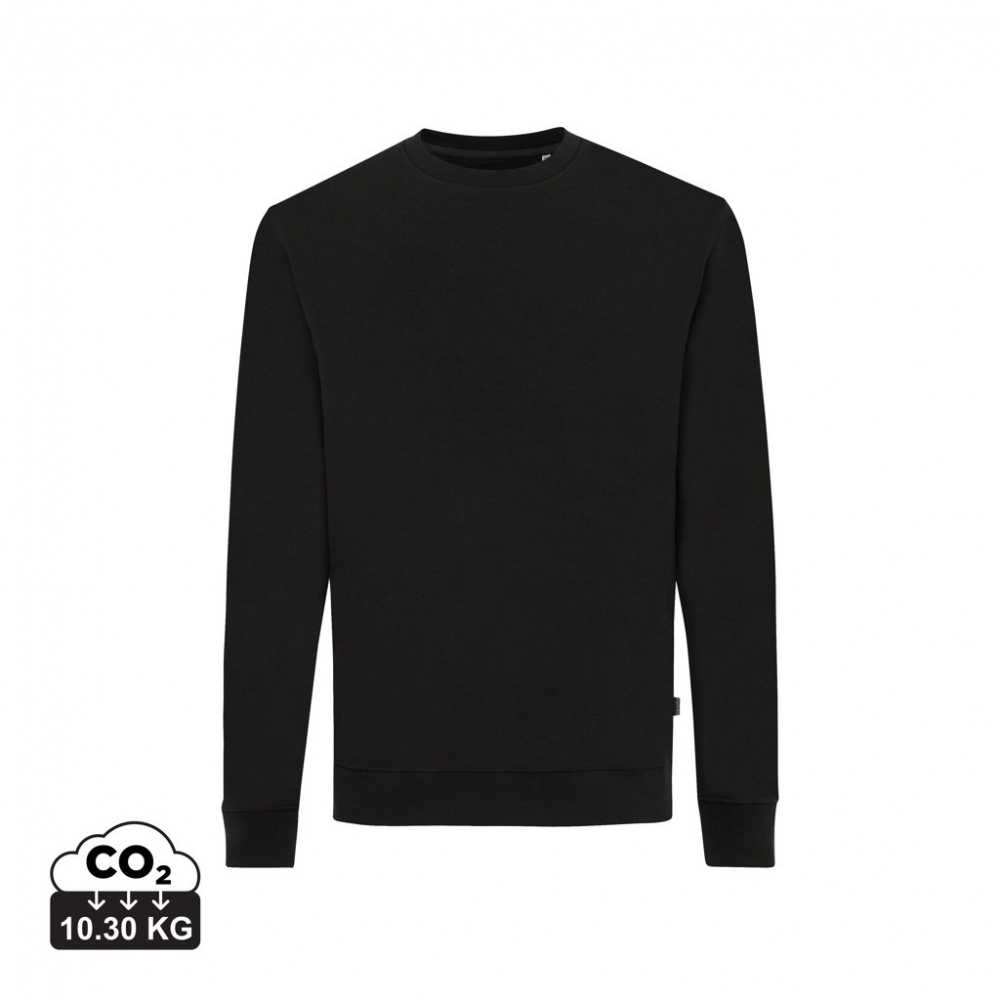 Logotrade Logogeschenke das Foto: Iqoniq Zion Rundhals-Sweater aus recycelter Baumwolle