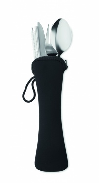 Logotrade Werbegeschenke das Foto: Besteck-Set Edelstahl