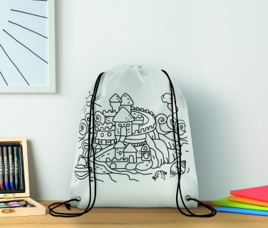 Logotrade Geschäftsgeschenke das Foto: Gestaltbarer Kordelzugbeutel