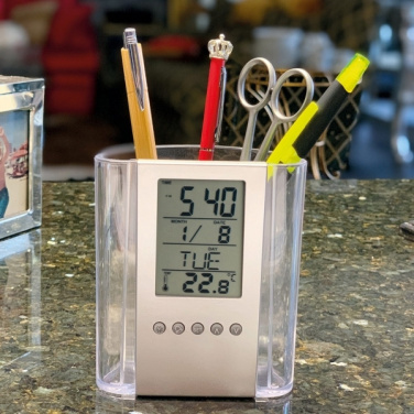 Logotrade werbemittel das Foto: Stifteköcher MADRID aus Acryl