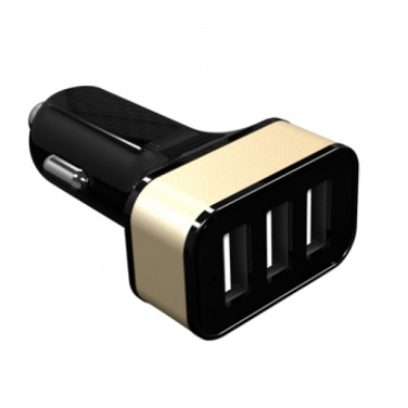 Logotrade werbemittel das Foto: Autoladegerät mit 3 USB-Anschlüssen