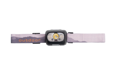 Logotrade werbemittel das Foto: Stirnlampe HERLEN Schwarzwolf
