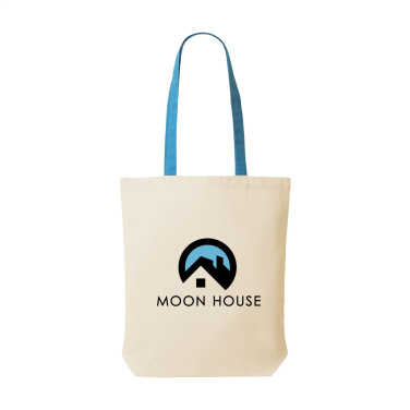 Logotrade Geschäftsgeschenke das Foto: Canvas-Tasche Shoppy Colour (220 g/m²)