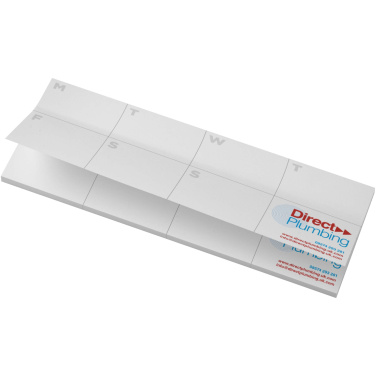 Logotrade Firmengeschenke das Foto: Sticky-Mate® Haftnotizen mit Kalender aus recyceltem Material