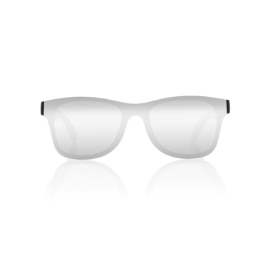 Logotrade Geschäftsgeschenke das Foto: Prism Sonnenbrille aus RCS rec. Kunststoff mit Bambusbügeln