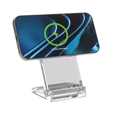 Logotrade Werbeartikel das Foto: Magcharge 15W magnetische Wireless-Charging-Stand