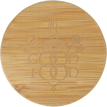 Logotrade werbemittel das Foto: Zen Teekanne mit Sieb und Deckel aus Bambus