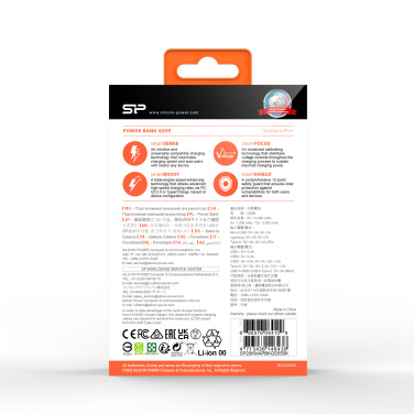 Logotrade werbemittel das Foto: POWERBANK SILICON POWER QP55 10000 MAH