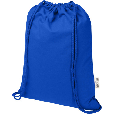 Logotrade Logogeschenke das Foto: Oregon Blend 140 g/m² GRS-recycelter Turnbeutel 5 L
