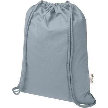 Logotrade Werbegeschenke das Foto: Oregon Blend 140 g/m² GRS-recycelter Turnbeutel 5 L