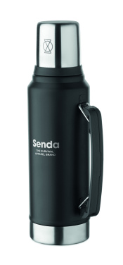 Logotrade Werbegeschenke das Foto: Doppelwandige Flasche 1L