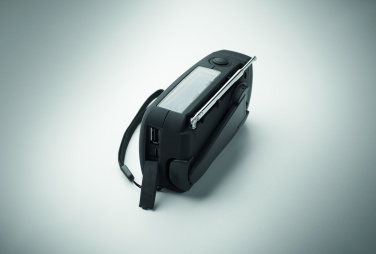 Logotrade Logogeschenke das Foto: AM/FM Radio SOS mit Taschenlampe