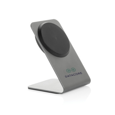 Logotrade Firmengeschenke das Foto: Terra Aluminium 15W magnetischer Wireless-Charger