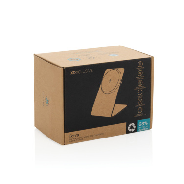 Logotrade Logogeschenke das Foto: Terra Aluminium 15W magnetischer Wireless-Charger