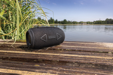 Logotrade Firmengeschenke das Foto: Prisma 16W IPX4 Speaker aus RCS rec. rPET