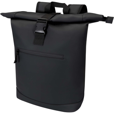 Logotrade Geschäftsgeschenke das Foto: Resi Plus 15" GRS-recycelter Rolltop Rucksack 18 L