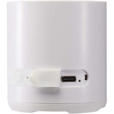 Logotrade Werbegeschenke das Foto: Hunor 3 W kabelloser Lautsprecher aus recyceltem Kunststoff