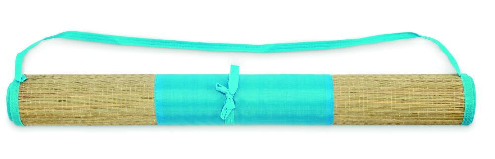 Logotrade Logogeschenke das Foto: Strandmatte aus Stroh