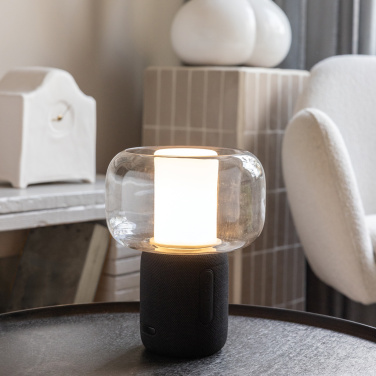 Logotrade Firmengeschenke das Foto: Lux 10W Lautsprecherlampe aus RCS recyceltem Kunststoff