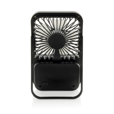 Logotrade Firmengeschenke das Foto: Aervina wiederaufladbarer Tischventilator aus RCS rec. ABS