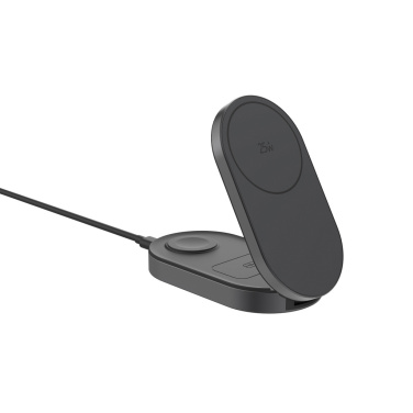 Logotrade Logogeschenke das Foto: Quantum Ultra-Fast 3-in-1 25W faltbarer Wireless Charger