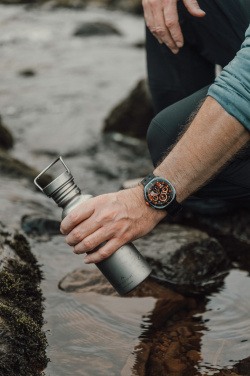 Logotrade werbemittel das Foto: Nordic Drift Trail Ultraleichte Titan-Wasserflasche 600ml