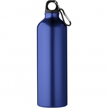 Logotrade promotional item image of: Oregon 770 ml aluminium water bottle with carabiner