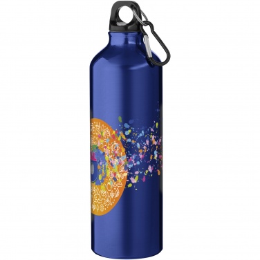 Logo trade promotional giveaways picture of: Oregon 770 ml aluminium water bottle with carabiner