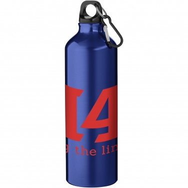 Logo trade promotional merchandise picture of: Oregon 770 ml aluminium water bottle with carabiner