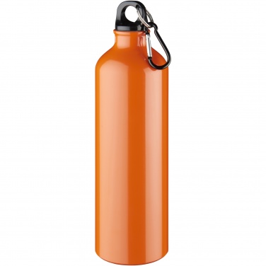 Logo trade promotional items picture of: Oregon 770 ml aluminium water bottle with carabiner