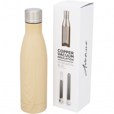 Logotrade promotional products photo of: Vasa 500 ml wood-look copper vacuum insulated bottle