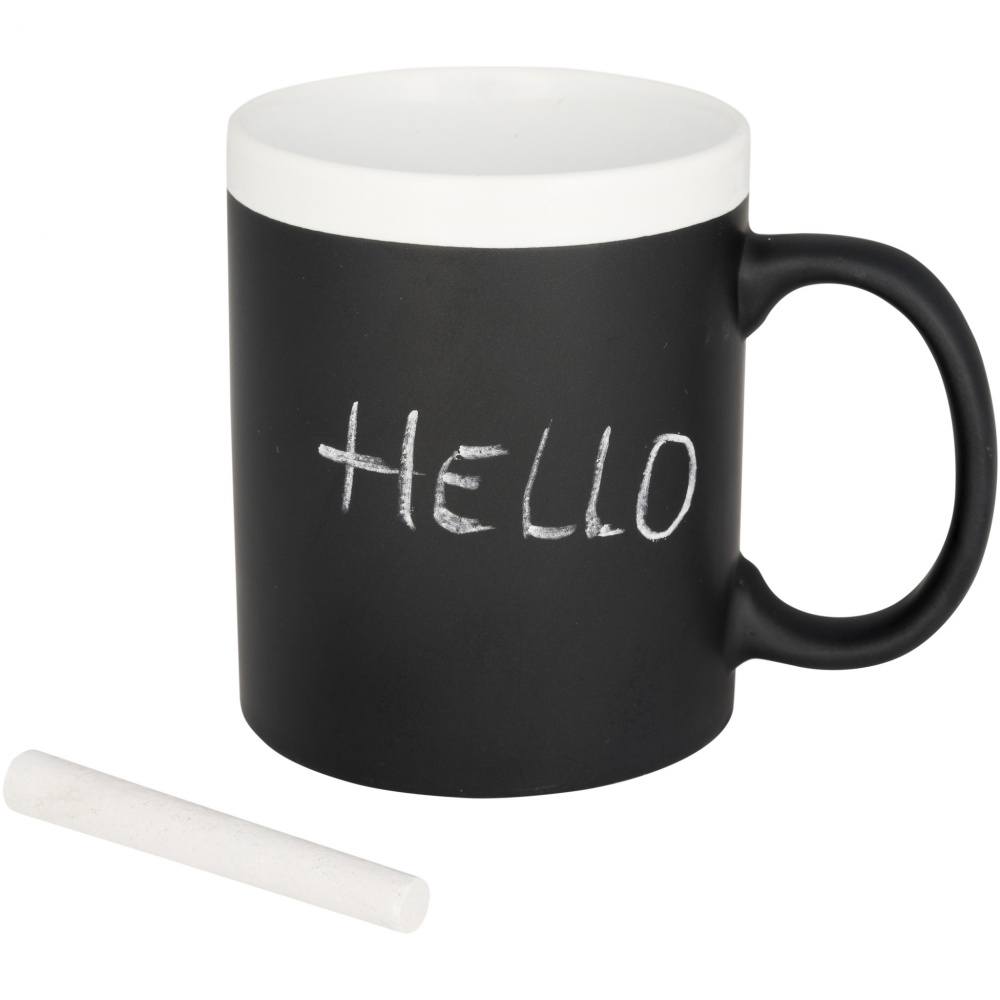 Logo trade corporate gifts image of: Chalk-write 330 ml ceramic mug