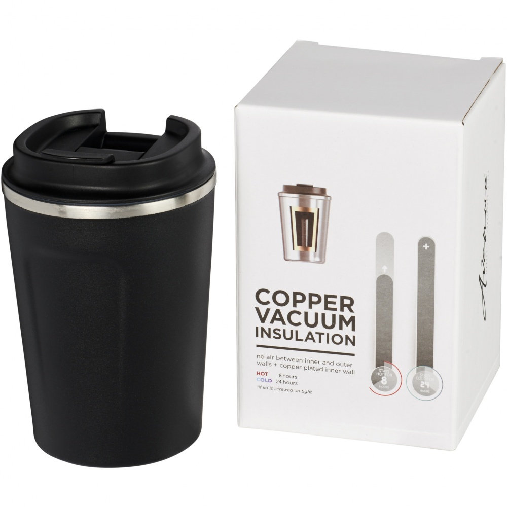 Logo trade corporate gifts image of: Leak-proof copper vacuum insulated tumbler Thor, 360 ml