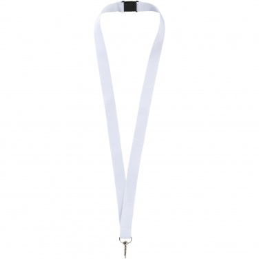 Logo trade promotional giveaways image of: Lago lanyard with break-away closure