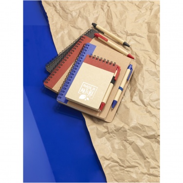 Logo trade advertising products picture of: Priestly recycled notebook with pen