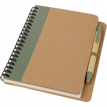 Logotrade promotional product picture of: Priestly recycled notebook with pen